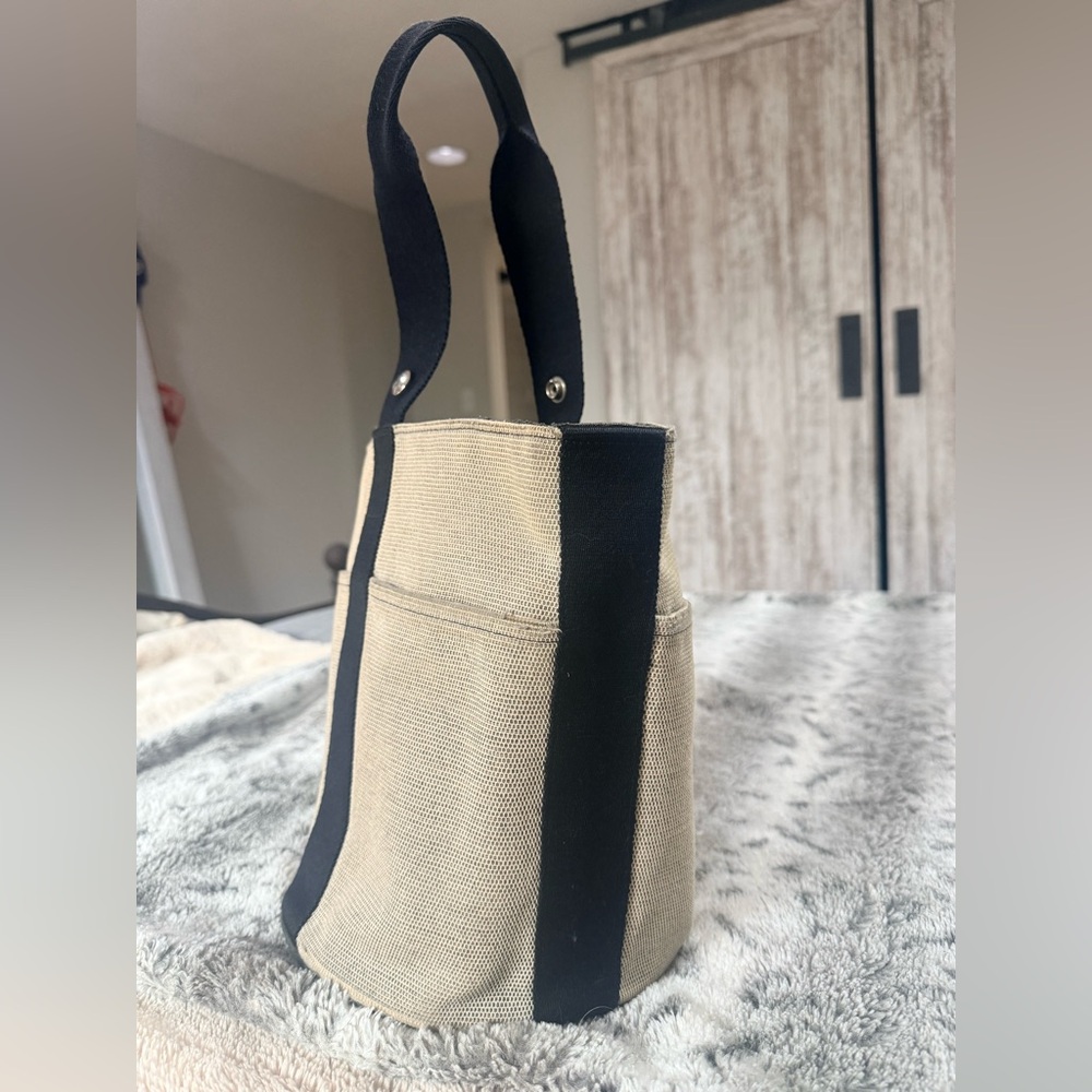 Hermès Toile Saxo MM bucket bag - Picture 2 of 10